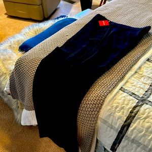 Spanx wide leg womens dress pants ( w pockets) size L